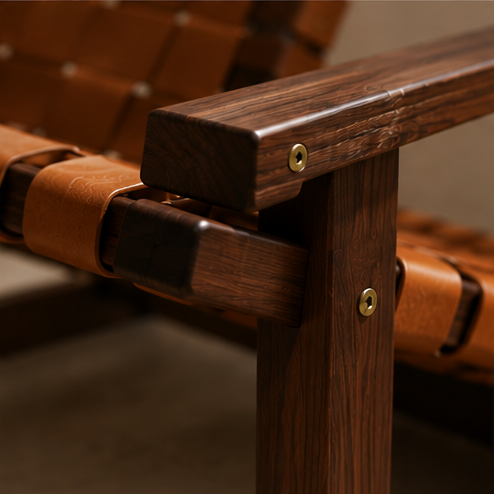 F1 Lounge Chair — joinery detail